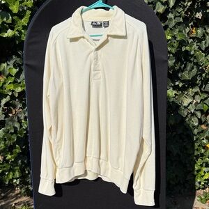 Vintage Polo Collared Henley